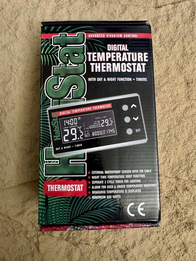 TERMOSTATO DIGITAL PROFESIONAL PARA TERRARIOS