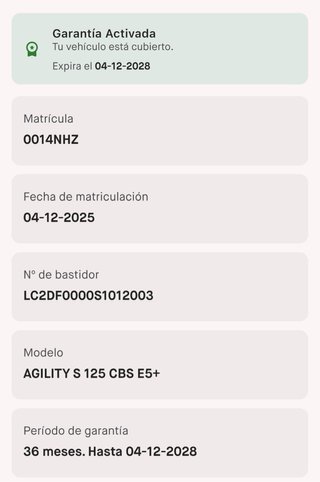 KYMCO Agility S 125 CBS Gris