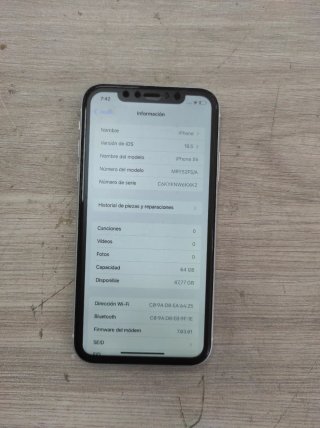 iPhone XR 64GB Blanco + Funda