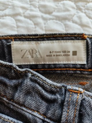 Pantalón Vaquero Zara Niño Talla 122 6-7 Años