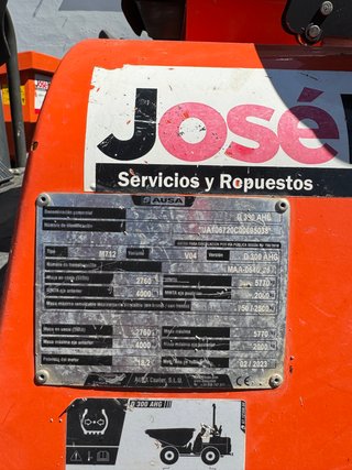 5674 DUMPER AUSA 3000 KGS ARTICULADO 4X4