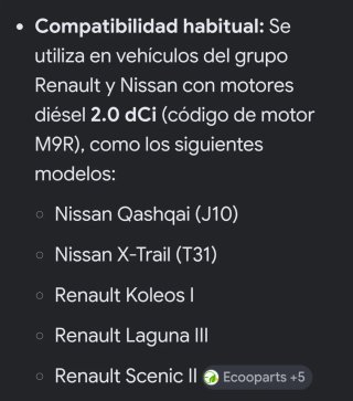 Set de 4 Inyectores Renault, Nissan y Opel 2.0