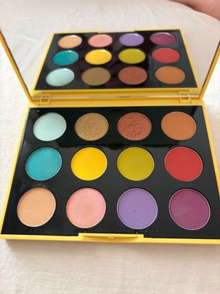 Paleta de sombras de ojos multicolor