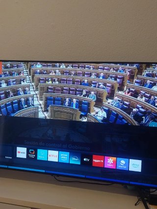 TV Samsung 55 pulgadas creo o 60 es para pizzas