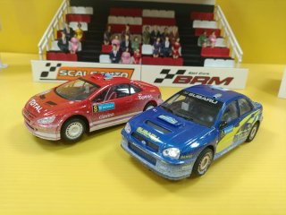 ENVÍO INCLUIDO Pareja de Coches Slot WRC Ninco