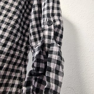 Camisa de Cuadros Vichy Blanco y Negro