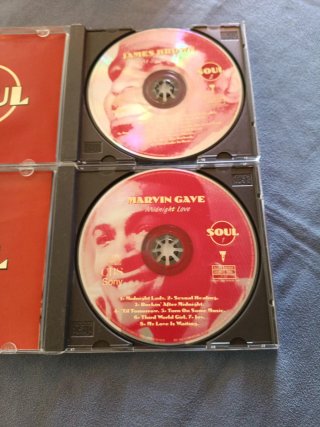 2 CDs de Soul: James Brown y Marvin Gaye