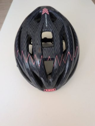 Casco Ciclismo ABUS Negro y Rosa