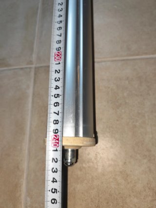Eje para toldo