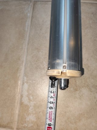 Eje para toldo