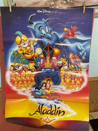 Cartel Cine Aladdin Disney