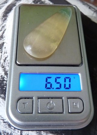 Cabochon di Fluorite a Goccia Multicolore