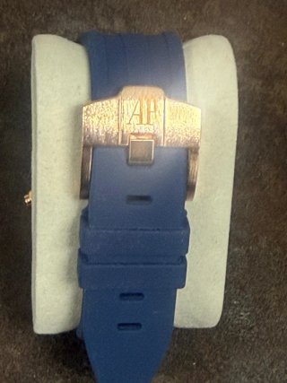 Reloj MOD estilo Aud Piq R. Oak Rosa Caucho Azul