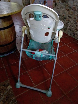 Silla de bebé ajustable plegable y reclinável