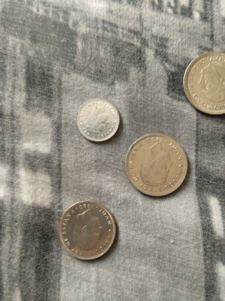 Lote 6 monedas antiguas España Pesetas