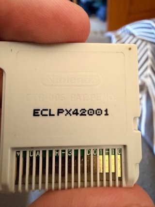 Pokemon Zafiro Alfa 3DS Cartucho (sin caja)
