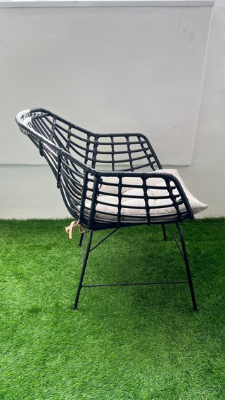 Silla de jardín ratán