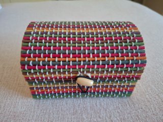 Caja de Bambú Multicolor