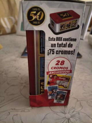 Box Caja Serie Oro 50 Años Liga 21/22 Panini