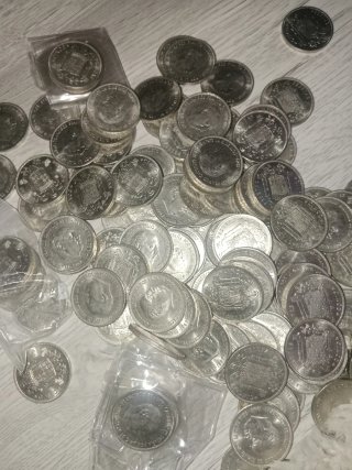 Lote 100 Monedas 5 Pesetas 1949 *50