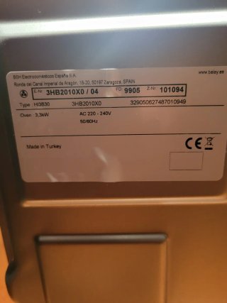 Horno Balay nuevo sin usar