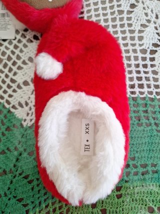 Zapatillas de casa rojas TEX (XXS)