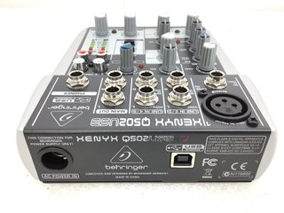 controller behringer xenyx q502usb