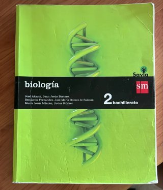 Libro Biología de 2° de Bachillerato