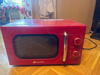 Microondas Mandine Rojo con Grill