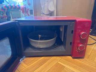 Microondas Mandine Rojo con Grill
