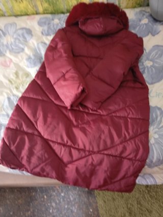 Anorak de mujer rojo