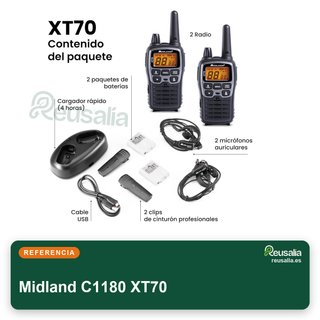 Midland C1180 XT70 walkie talkie profesional
