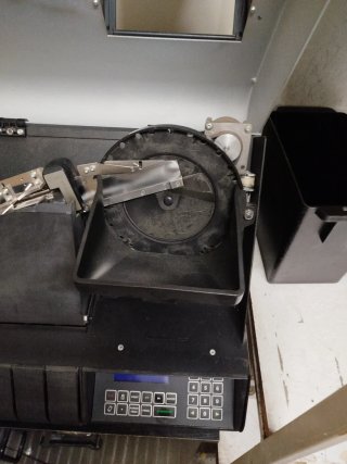 Máquina contadora y clasificadora de monedas