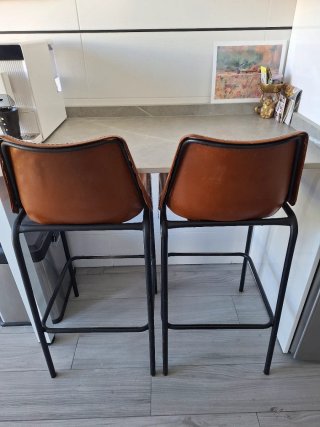 Butacas Vintage de Cuero