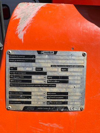 5942 DUMPER AUSA 4500KG ARTICULADO 4X4