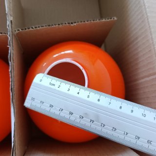 Tulipa bola cristal naranja
