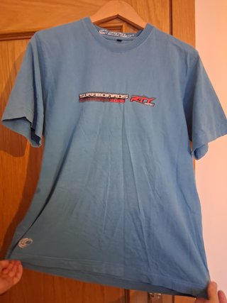 Camiseta Surfboards RTY azul talla M