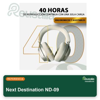 Next Destination Auriculares Bluetooth 5.3 Diadema
