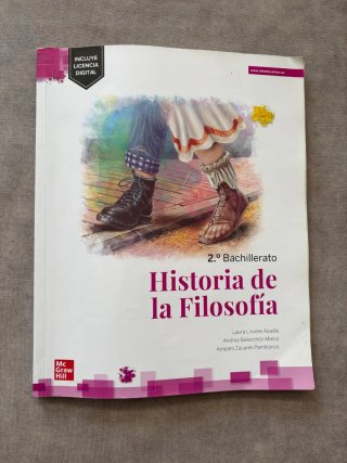 Historia de la filosofía, 2 Bachillerato