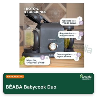BÉABA robot de cocina 1100 ml cuece y tritura