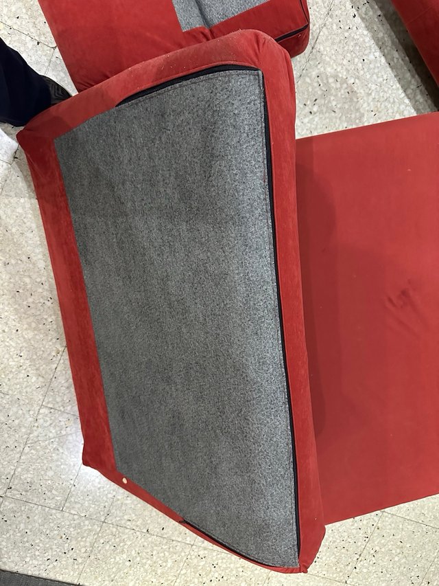 Sofá desenfundable granate
