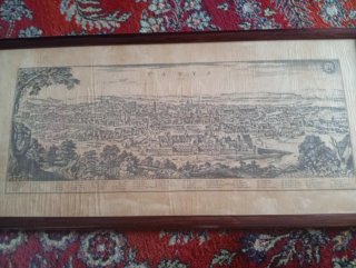 Cuadro de París sobre Corteza de Árbol