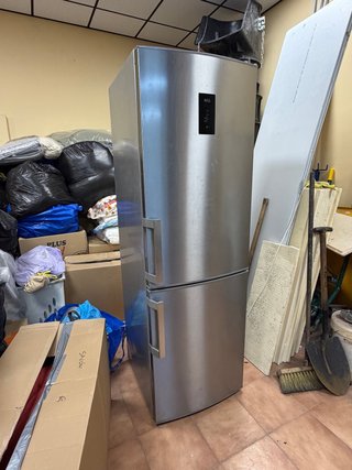 Nevera Combi AEG Acero Inoxidable
