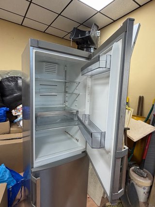Nevera Combi AEG Acero Inoxidable