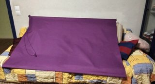 Estor enrollable violeta