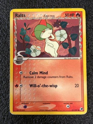 Ralts Delta Species EX Isola dei draghi PokemonTCG