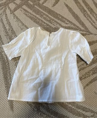 Camisa Blanca de Niña 2-3 Años