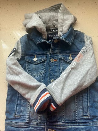 Abrigo Denim y Sudadera para Niño