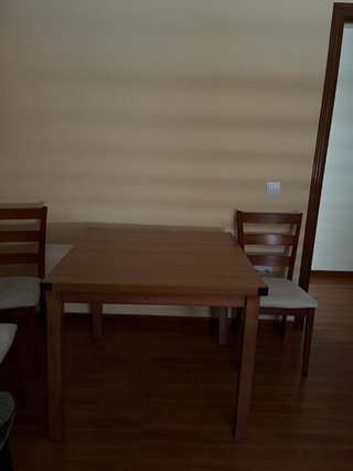 Mesa comedor madera con 6 sillas