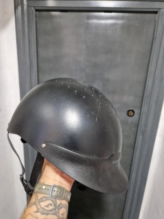 Casco de equitación negro